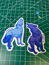 Load image into Gallery viewer, Howling wolves sticker set
